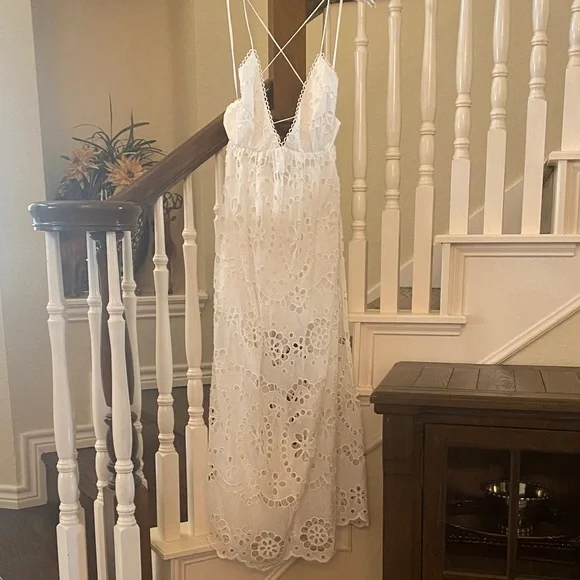 Zimmermann White Lace Maxi Dress - Picture 3 of 5